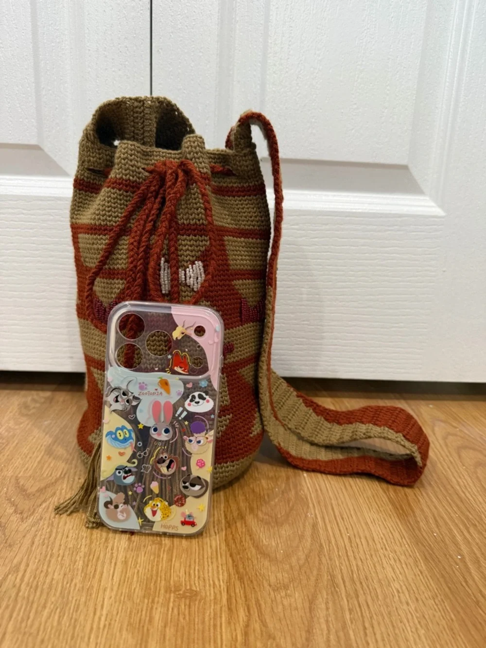 Handmade Drawstring Colombian Bag - Picture 5 of 6